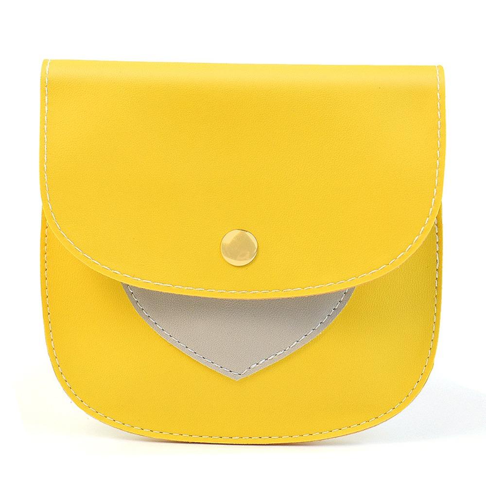 JARRED Túi Đựng Băng Vệ Sinh Tai Nghe Bằng Da PU Họa Tiết Trái Tim Xinh Xắn Cho Nữ