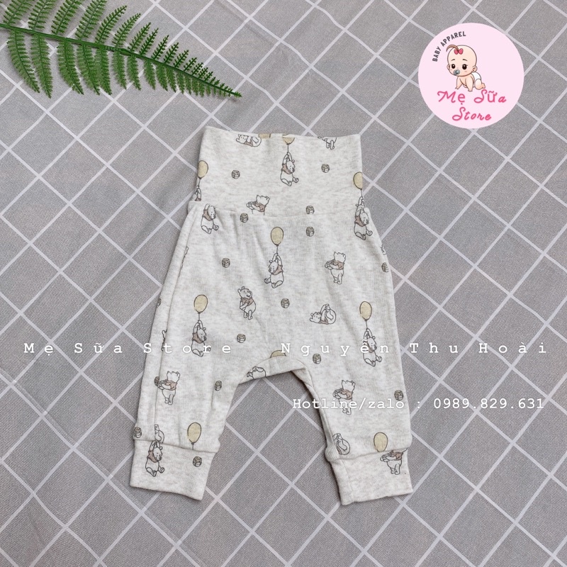 Quần dài HM lưng cao giữ ấm bụng cho bé