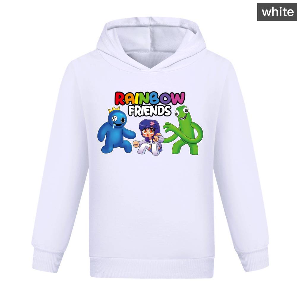 Áo Hoodie Dáng Rộng ST1 Roblox Rainbow Friend Thời Trang Thu Đông Cho Bé