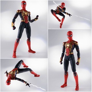 GIÁ HỦY DIỆT Mô Hình Người Nhện Iron Spider Man Integrated Suit No Way Home SHF Full Box