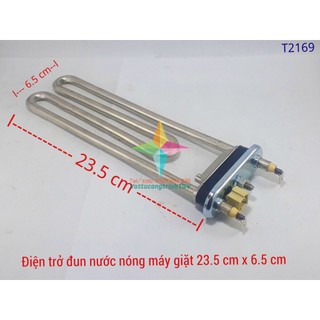 Điện trở đun nước nóng máy giặt có cảm biến KT: 23.5cm x 6.5cm