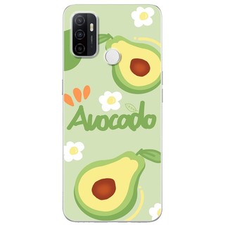 Ốp lưng Oppo A53 in hình Hai trái bơ
