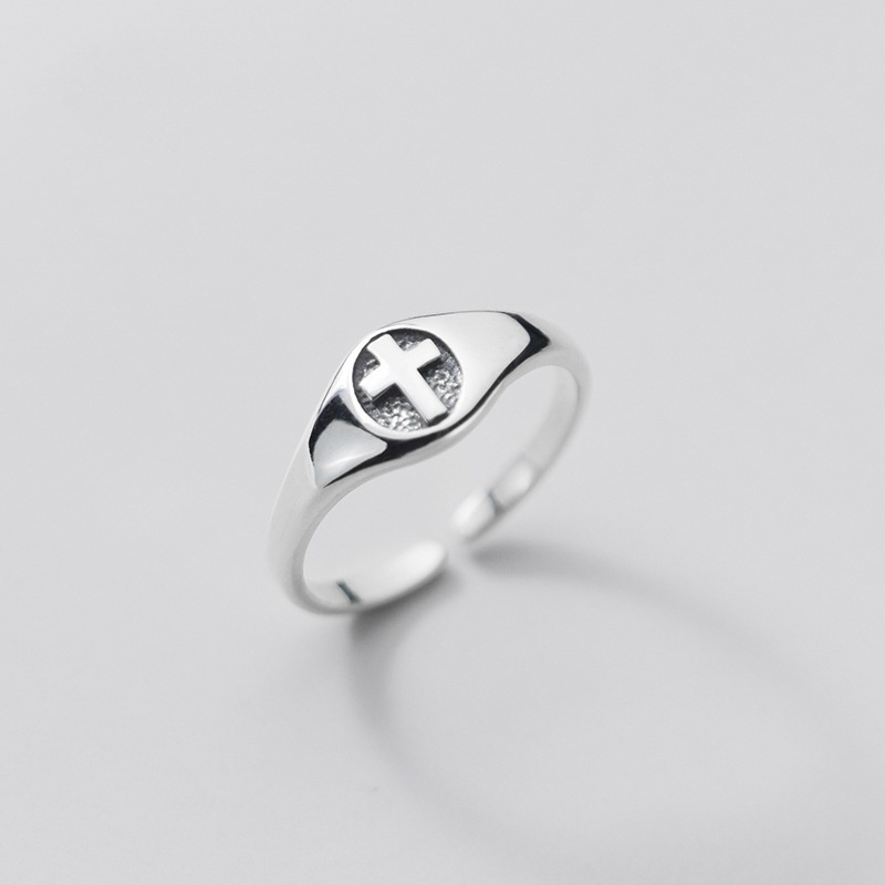 Nhẫn Thiết Kế Chéo Thời Trang Cá Tính Có Thể Điều Chỉnh