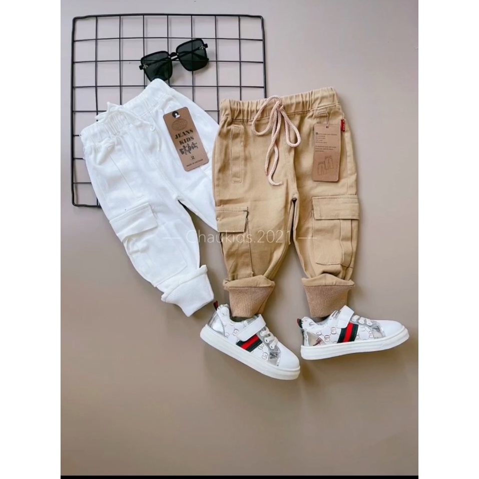 QUẦN DÀI KAKI TÚI HỘP BÉ TRAI SIZE 10-20KG(QTH)