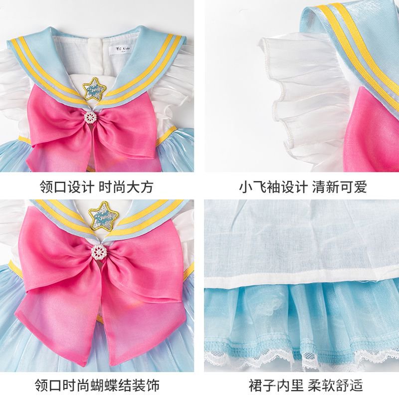 Đầm lolita Thời Trang Mùa Hè 2022 Dành Cho Bé Gái