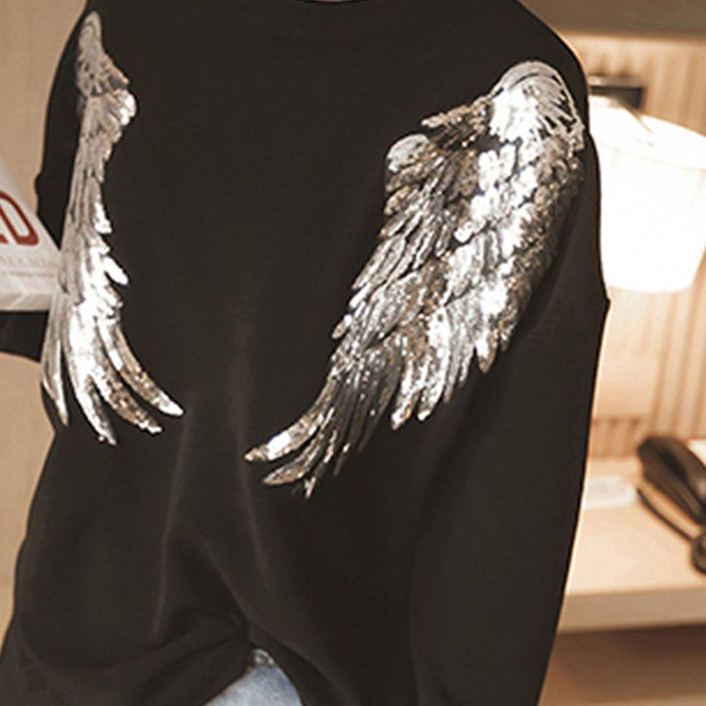 1 Cặp Cánh Thiên Thần AUGUSTINA Đính Kim Sa Lấp Lánh|Huy Hiệu Bùa Hộ Mệnh Thủ Công