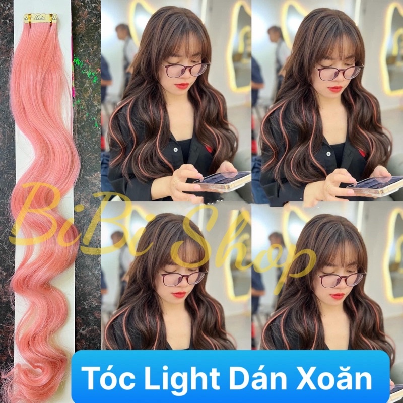 TÓC LIGHT DÁN XOĂN làm từ sợi Protein giống tóc thật 100%