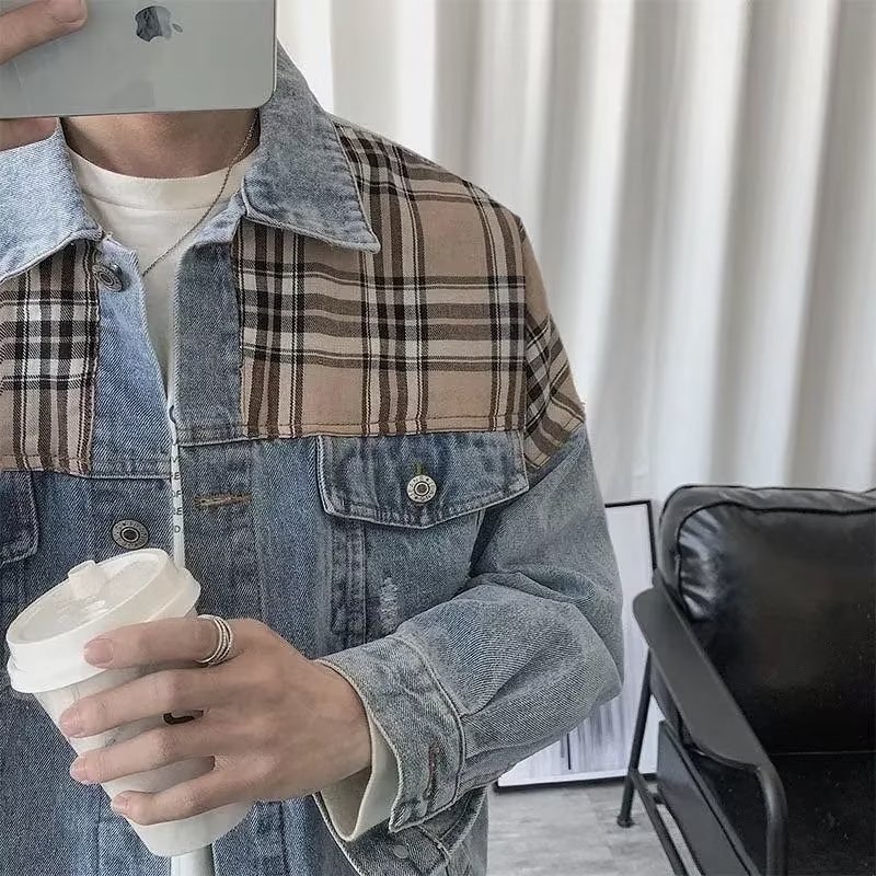 Áo Khoác denim Tay Dài Thời Trang Dành Cho Nam