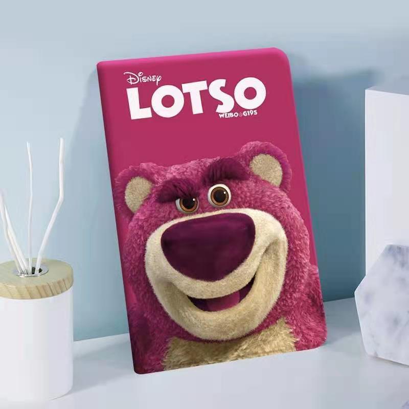 Bao Da Máy Tính Bảng In Hình Gấu Dâu Tây Cho Ipad 10.2 Apple Ipad 9.7 Mini 345 Air 3 10.5