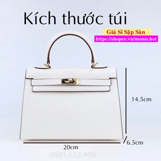 Túi xách nữ HM size 20 Full Hộp Tặng Khăn Lụa