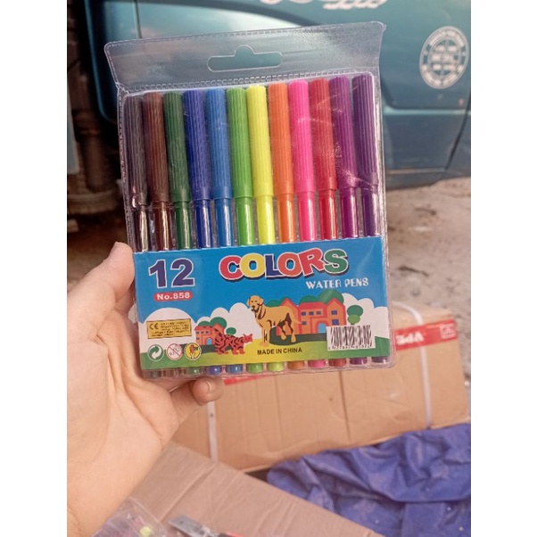 bút dạ tô 12 màu