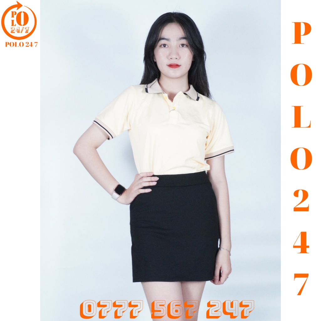 Polo kem đơn giản tinh tế,cho cặp đôi, chất vải cá sấu cotton co giản 4 chiều, thoáng mát.