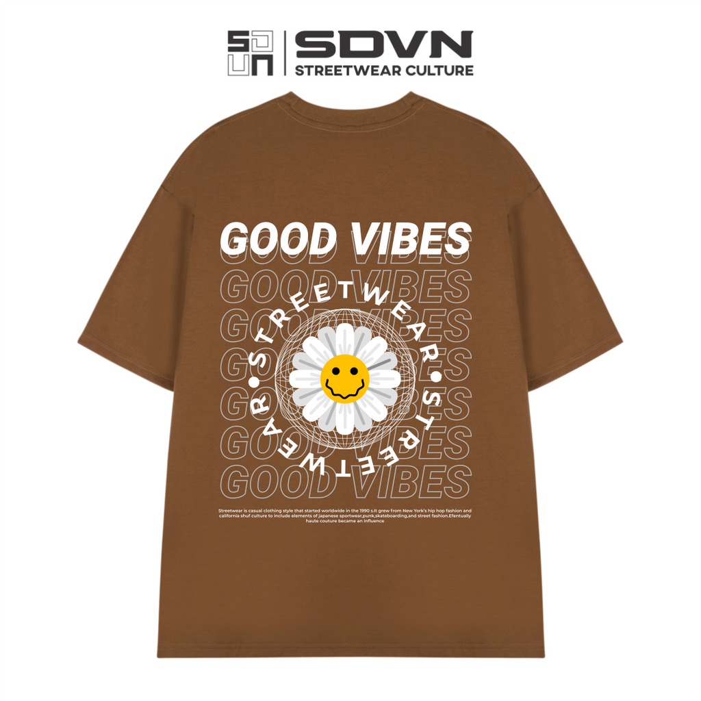 Áo Thun Unisex form rộng - Brand Chính Hãng SDVN - DAISY