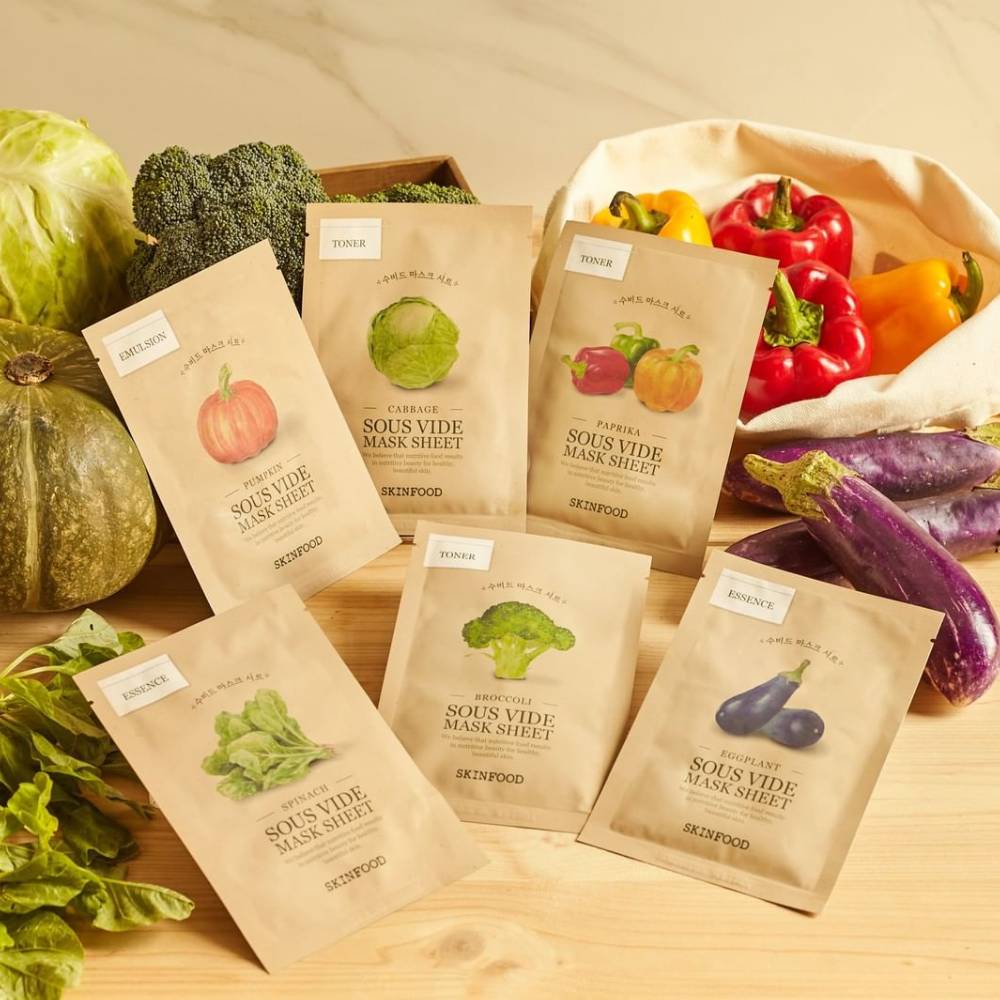 Mặt Nạ Giấy Rau Củ Skinfood Sous Vide Mask Sheet