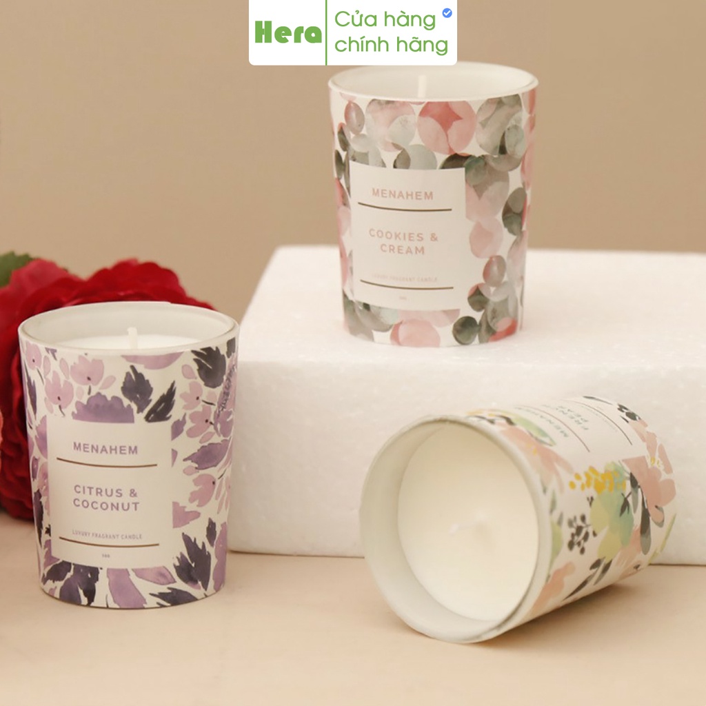 Set Nến Thơm Candle Cup Thơm Phòng Giá Rẻ Sáp Nến Thiên Nhiên Khử Mùi Thư Giãn Menahem 50g NEN10