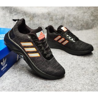 Giày Nam, Giày thể thao Nam đen cam cực đẹp