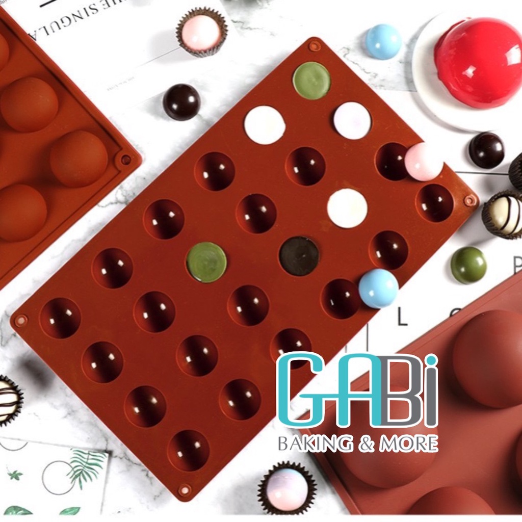 Khuôn silicon hình bán cầu mini