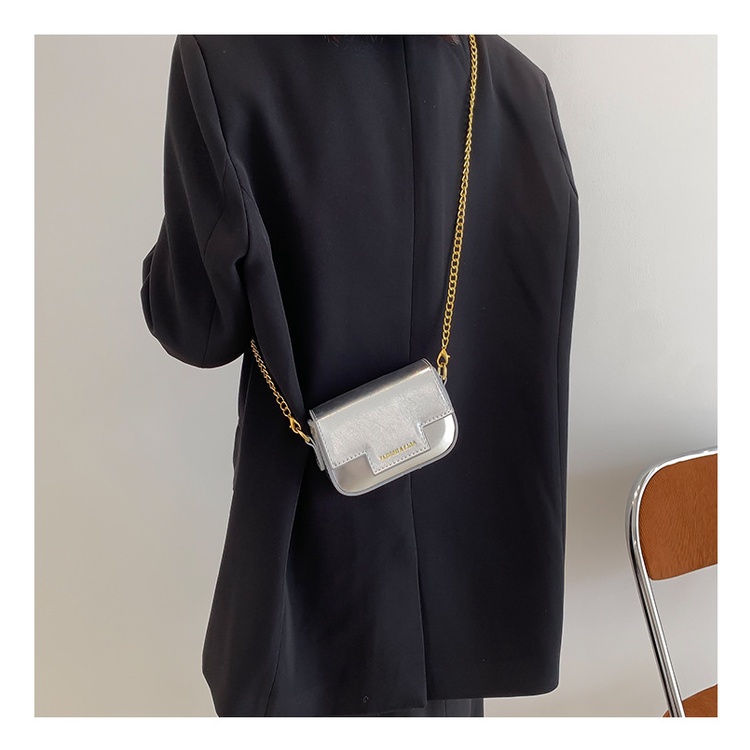 Túi Xách Đeo Vai Mini Màu Laser Thời Trang Mới Cho Nữ