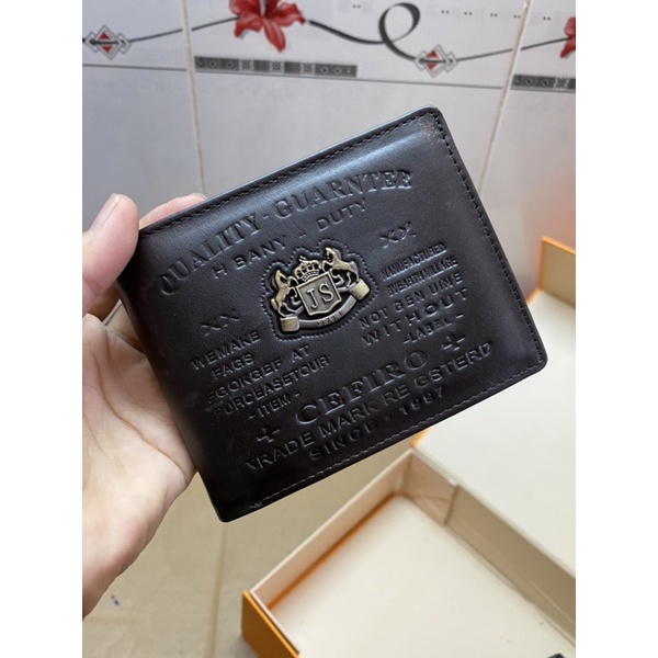 VÍ NAM DA BÒ STAR POLO CEFIRO CAO CẤP FULLBOX NAM CHÂM
