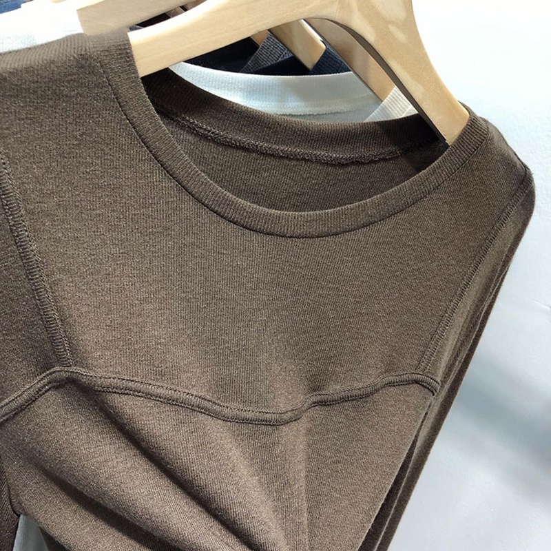 NRVP Áo Thun Nữ Dài Tay Dáng Rộng In Hình Phong Cách Hàn Quốc Kiểu Mới