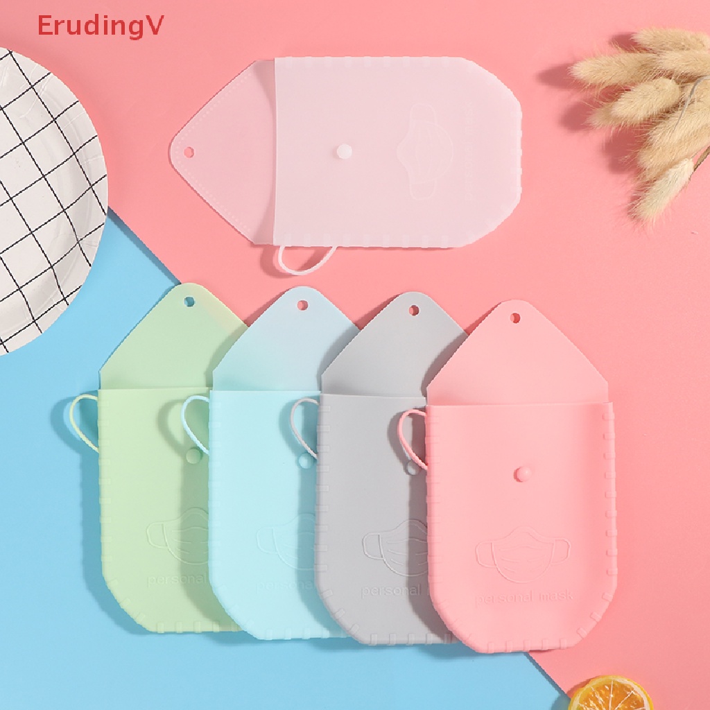 Hộp Đựng Khẩu Trang Dùng Một Lần Bằng Silicone Tiện Dụng