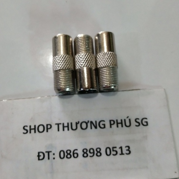 Đầu truyền hình cáp - Chuẩn cắm Tivi (Chuẩn cắm Anten - RF In) (Túi 3 Đầu VÀ Túi 10 Đầu)