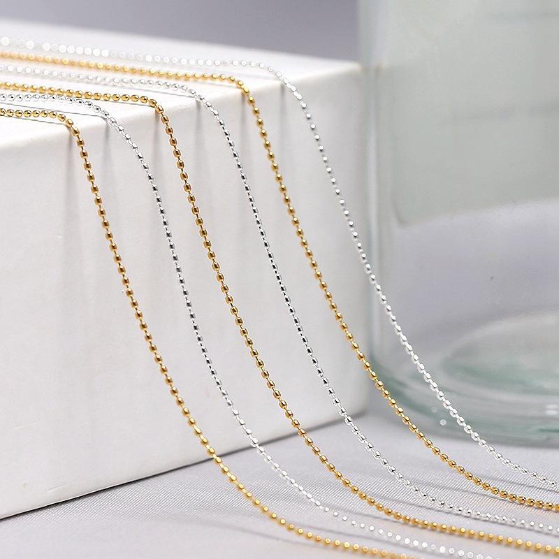 Dây Bi Mềm Dẻo Tạo Kiểu 25cm | Màu Vàng Bạc Trang Trí Móng