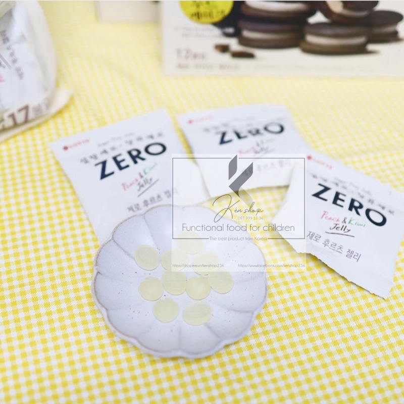 Kẹo dẻo KHÔNG ĐƯỜNG Lotte tách lẻ 15gr