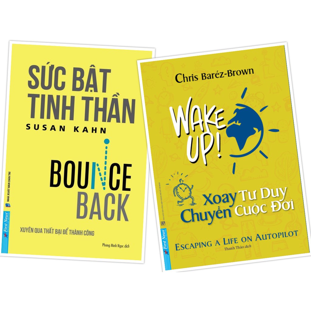 Sách Combo Sức bật tinh thần + Xoay tư duy Chuyển cuộc đời First News - BẢN QUYỀN