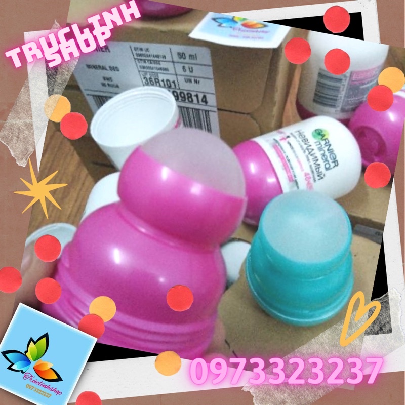 Lăn nách trứng garnier miniral 50ml bảo vệ 48h