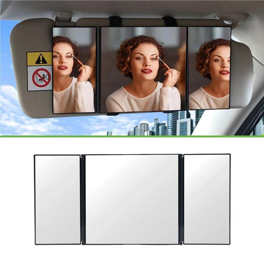 gương trang điểm để bàn Gương Trang Điểm Dạng Kẹp Góc Rộng Độ Chính Xác Cao Thông Dụng Cho Xe Hơi / Xe Tải / Phòng Tắm / Cửa S