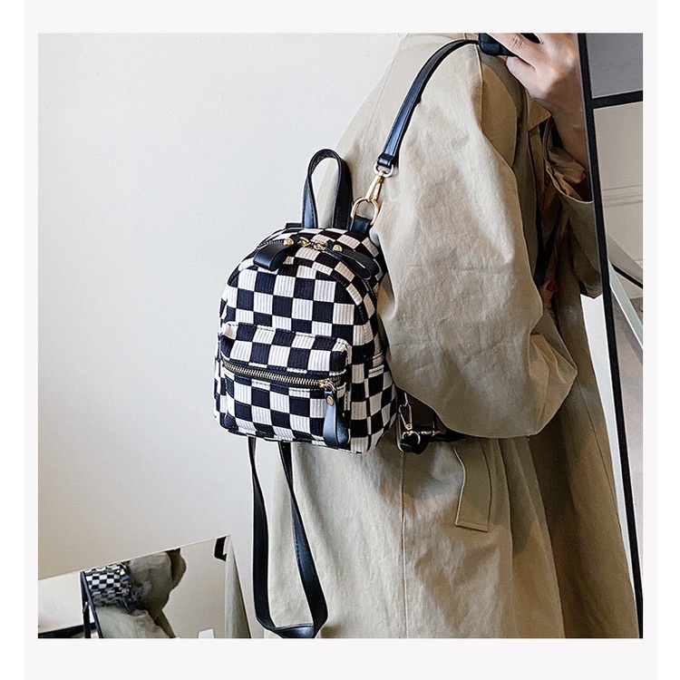 Ba Lô JASMIN NOIR Vải Canvas Thiết Kế Đơn Giản Thời Trang Xinh Xắn Cho Nữ