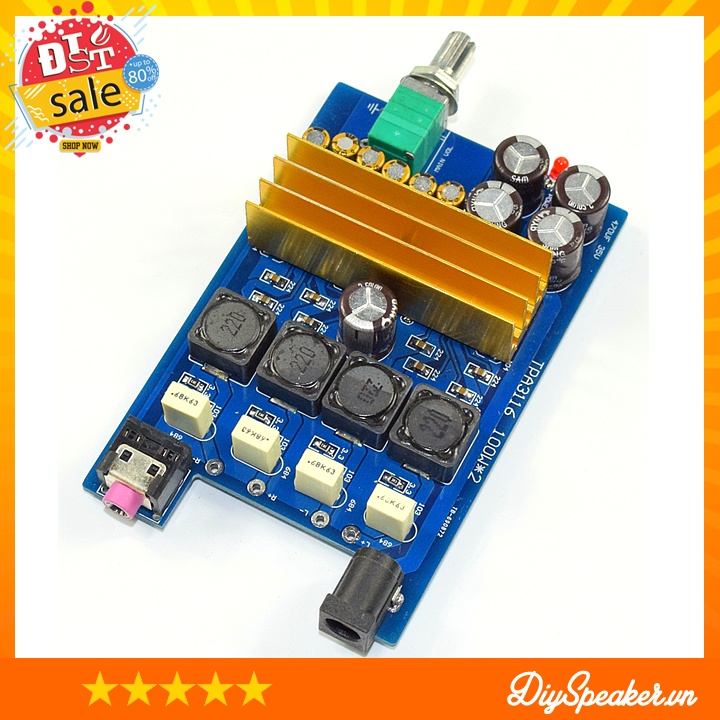 Mạch khuếch đại âm thanh classD TPA3116 2x100W TPA3116D2 - Phiên bản mới