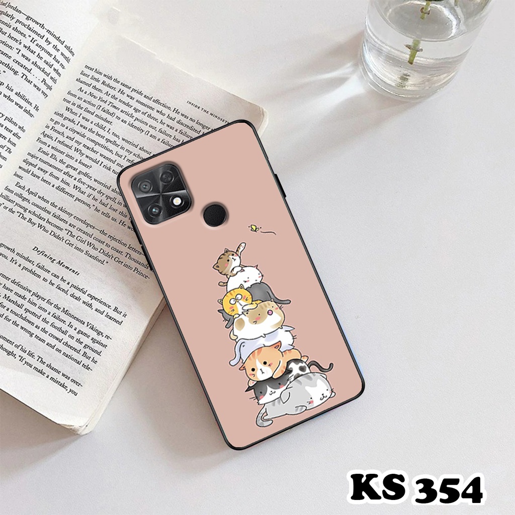 Ốp lưng Poco C40 - Ốp Xiaomi in hình Cat&amp;Bear đáng yêu - Chất liệu TPU siêu bền