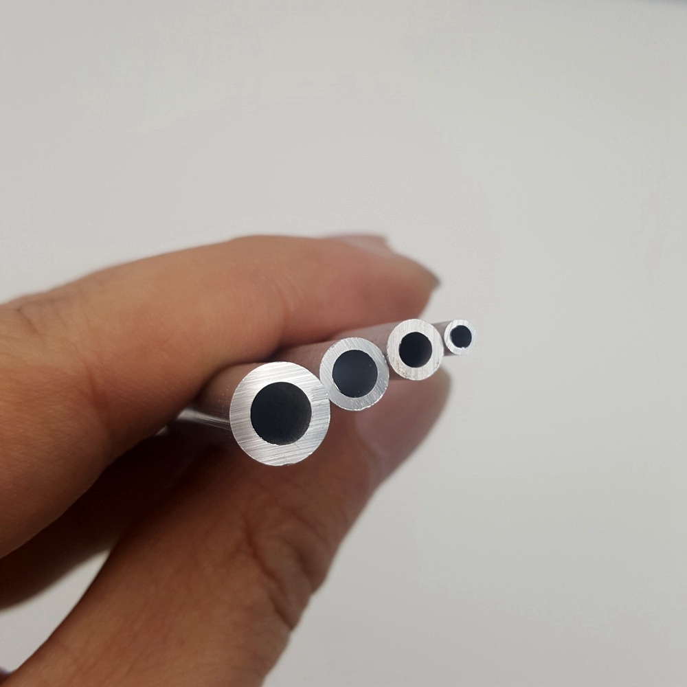 Ống Nhôm Thẳng Dài 5-20mm 300mm 500mm 5 6 7 8 9 10 11 11.5 12 13 14 15 16 17 18 19 20mm