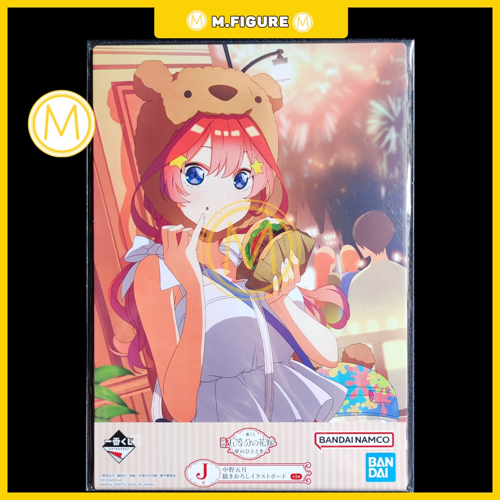 TRANH PVC NHÀ CÓ 5 NÀNG DÂU - ICHIBAN KUJI - GOTOUBUN NO HANAYOME ART BOARD