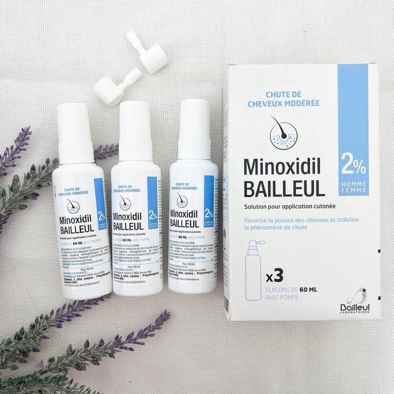 Xịt mọc tóc Minoxidil Bailleul