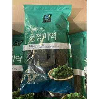 Rong biển khô nấu canh hàn quốc daesang - nhập khẩu hàn quốc gói 100g 청정미역