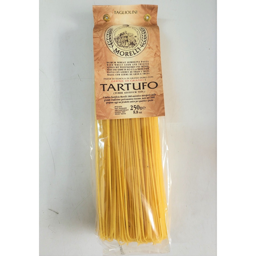 [Gói 250g – TARTUFO] MÌ Ý SỢI MỎNG VỊ NẤM CỤC [Italia] MORELLI Truffle Tagliolini Pasta (cff)