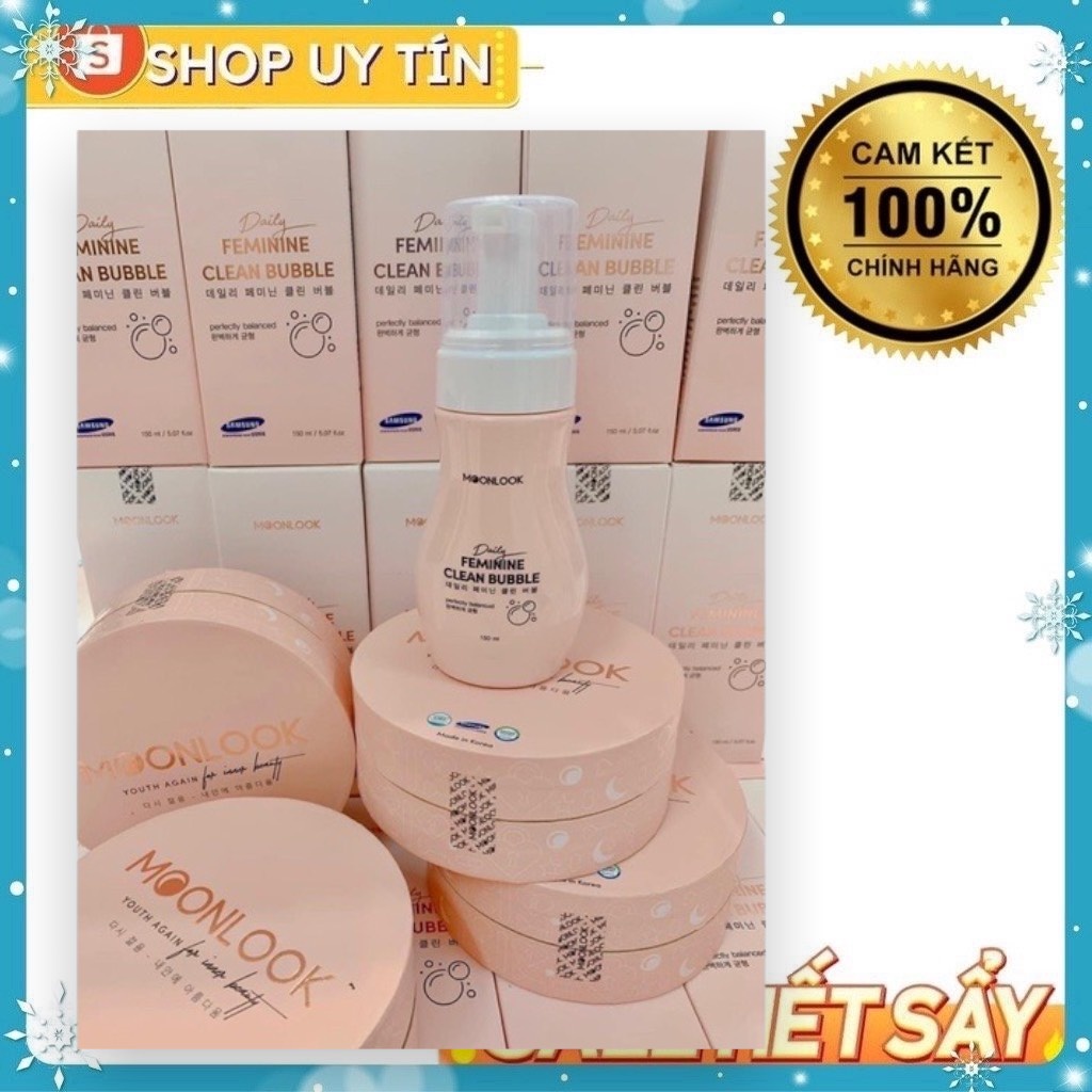 Dung dịch vệ sinh moonLook, tổng hợp các sản phẩm moonlook hàn quốc chính hãng