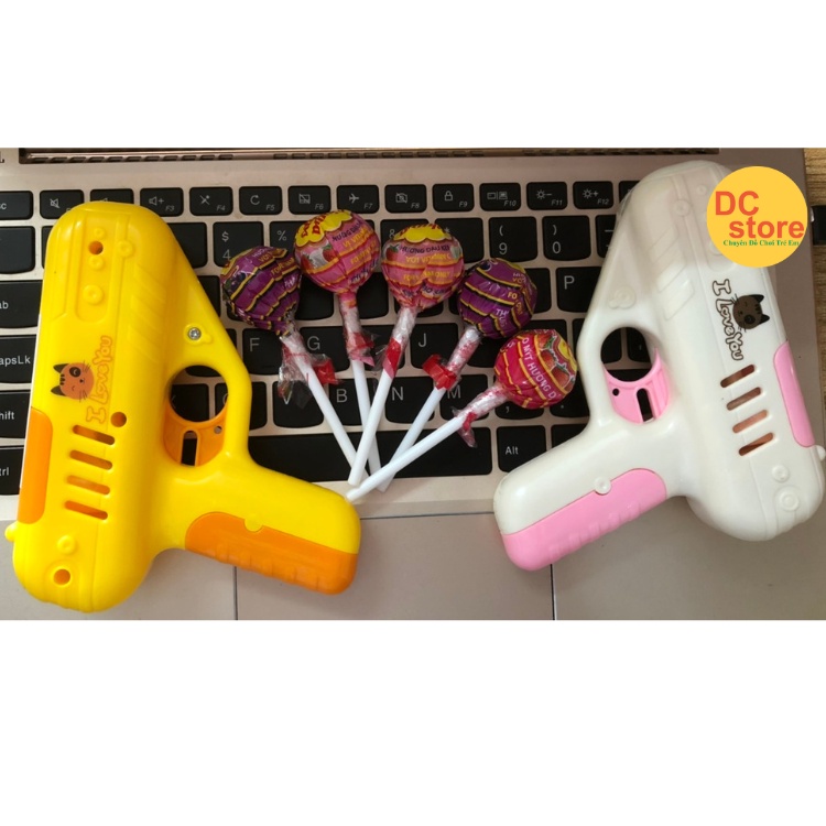 Đồ Chơi Súng Bắn Kẹo Mút CandyGun HotTrend Tốp Tốp 2002
