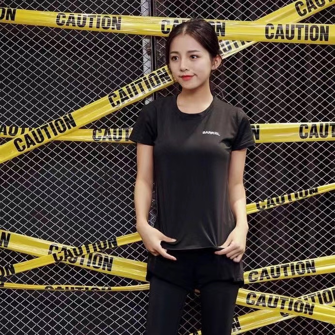 Áo Thun Thể Thao Tay Ngắn Thoáng Khí Nhanh Khô Phong Cách Mới Mùa Hè Cho Nữ