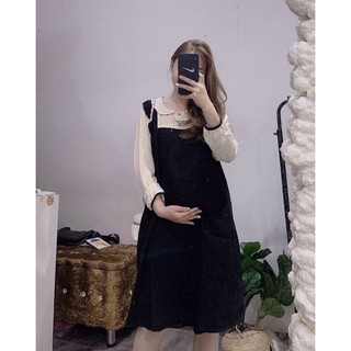 Vây bầu,đầm bầu giả yếm dáng công sở cực đẹp