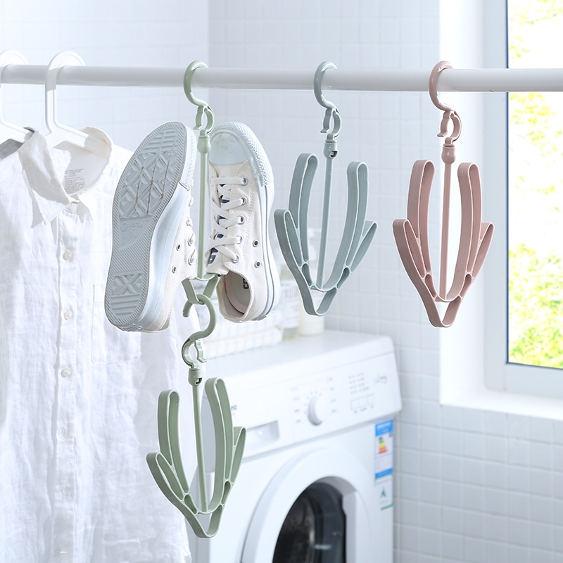 Combo 2 Khung Móc Treo Phơi Giày Dép Đa Năng Nhưa Cao Cấp Móc Treo Giày Dép Vớ Tất Nón Cao Cấp Xoay 360