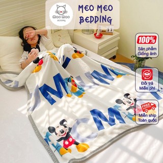 Chăn disney tuyết sữa kích thước 1m5x2m nhập khẩu cao cấp - meo meo bedding