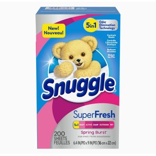 Giấy thơm SNUGGLE PLUS SUPER FRESH SPRING BURST ( 200 tờ ) - Hàng Mỹ.