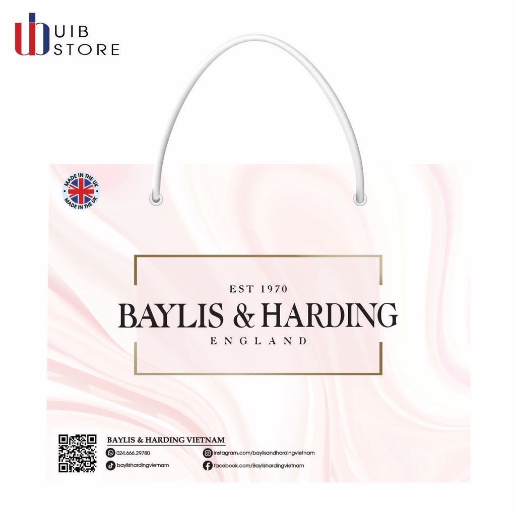 Túi giấy đựng mỹ phẩm, quà tặng Baylis & Harding