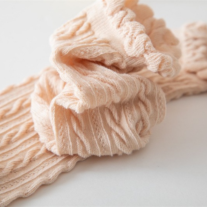 Vớ cotton Ngắn Phối Ren Dễ Thương 6 Màu Lựa Chọn Dành Cho Bé Gái