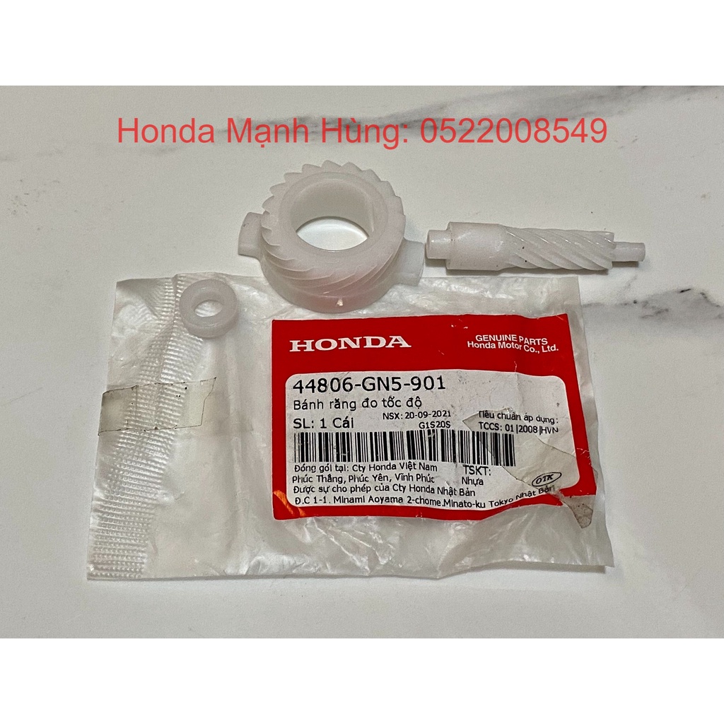 Bánh răng đo tốc độ - Sâu công tơ HONDA DREAM, WAVE. 44806GN5901