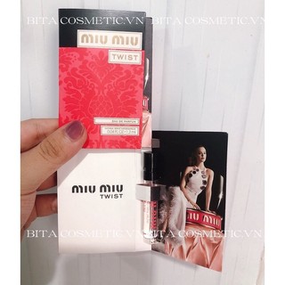 Vial Nước Hoa Miu Miu Twist Eau de Parfum